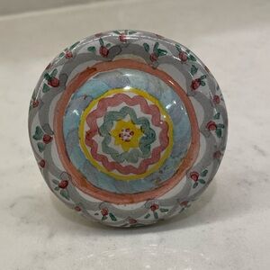 MacKenzie-Childs Vintage Stoke Gabriel Ceramic Knob/Drawer Pull